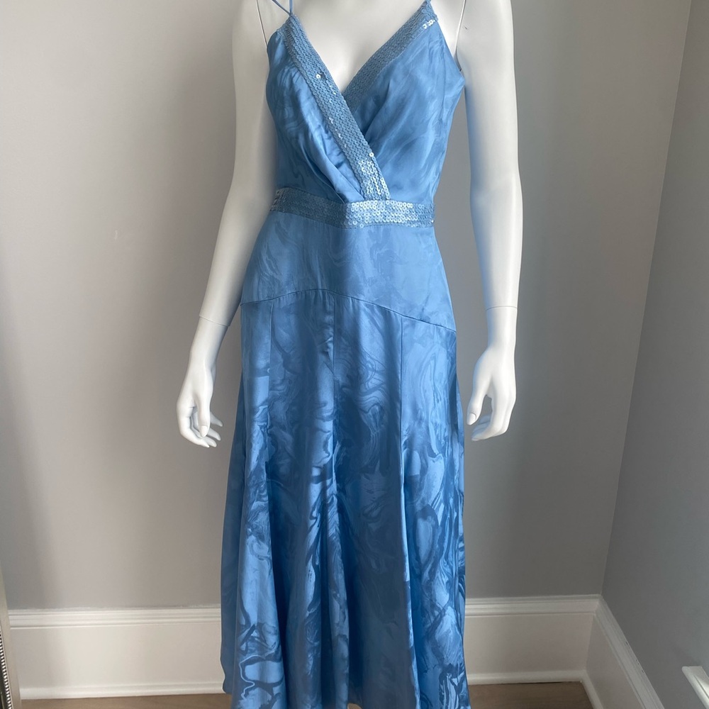 Silvia Tcherassi Selma dress midi M blue - Picture 3 of 14